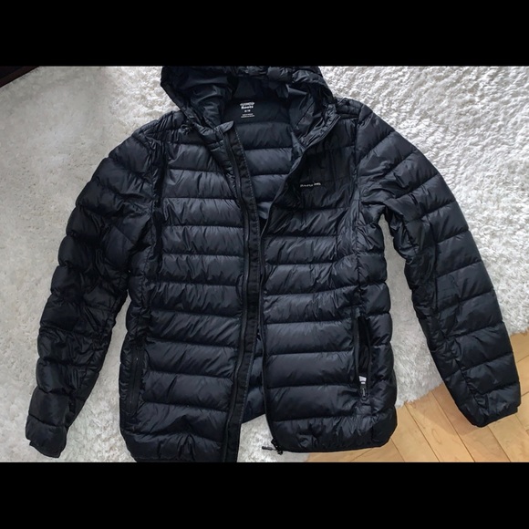 Black Roots Packable Down Jacket - Picture 1 of 4